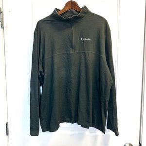 Columbia Men’s Rugged Omni Wick 3/4 Zip Pullover Green XXL